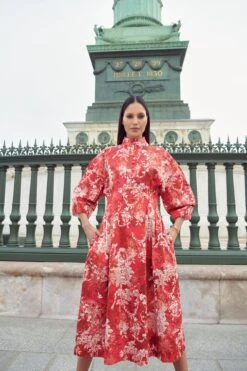 Toile De Jouy Cotton Dress