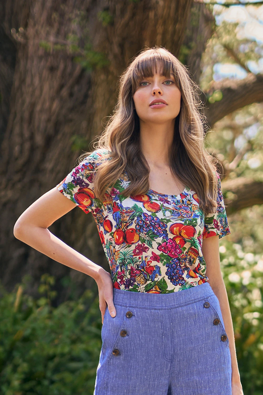 Fruit Market Slub T-Shirt 3 Fruit Market Slub T-Shirt