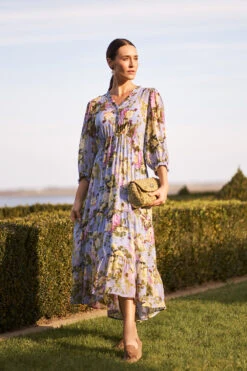 Printed Tiered Dress