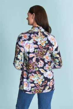 Twist Neck Top 12 Twist Neck Top -Blue Illusion 29461 462349 60598