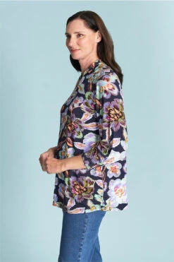 Twist Neck Top 11 Twist Neck Top -Blue Illusion 29461 462349 60599