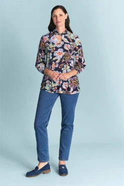 Twist Neck Top 10 Twist Neck Top -Blue Illusion 29461 462349 60600