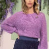 Pointelle Mohair Jumper 1 Pointelle Mohair Jumper -Blue Illusion 29604 462377 60555