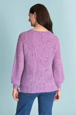 Pointelle Mohair Jumper -Blue Illusion 29604 462377 60556