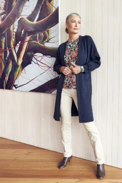 Longline Terry Cardigan