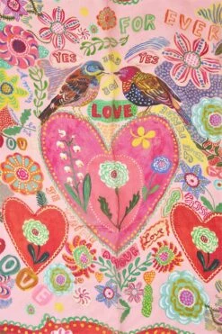 Nathalie Lété Love Throw 9 Nathalie Lété Love Throw -Blue Illusion 30426 461305 59490