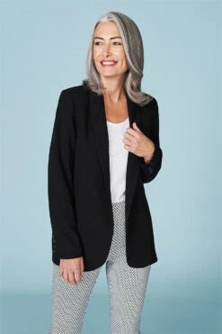 Longline Blazer 10 Longline Blazer -Blue Illusion 30669 461765 59552 32364160 a2b8 449f 9491 09ce7a369ccd
