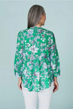 Tassel Detail Blouse -Blue Illusion 30788 462202 59877