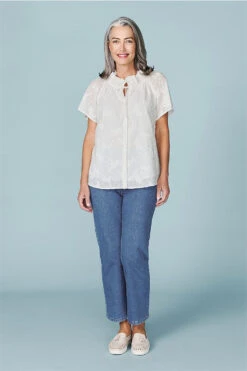 Floral Jacquard Shirt 12 Floral Jacquard Shirt -Blue Illusion 30790 462216 59909