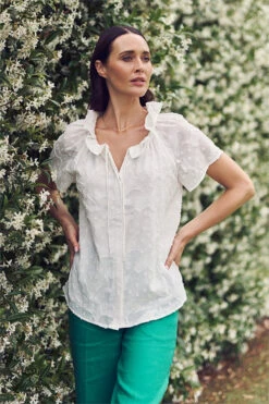 Floral Jacquard Shirt 15 Floral Jacquard Shirt -Blue Illusion 30790 462216 60154