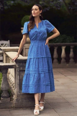 Floral Jacquard Dress