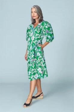 Print Swing Dress 10 Print Swing Dress -Blue Illusion 30796 462258 59904