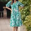 Print Swing Dress 1 Print Swing Dress -Blue Illusion 30796 462258 59997