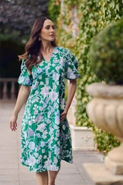 Print Swing Dress 12 Print Swing Dress -Blue Illusion 30796 462258 60162