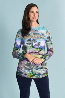 Landscape Print Swing Top