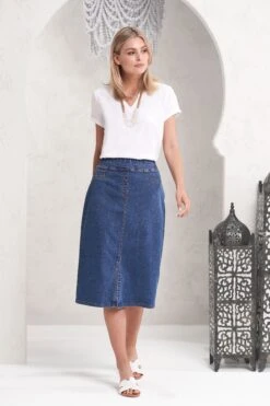 Denim Skirt -Blue Illusion 410828SDM.2968 04 Edit BG copy web