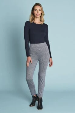 Jacquard Skinny Pant 10 Jacquard Skinny Pant -Blue Illusion 4A JACQUARDSKINNYPANT9847edit