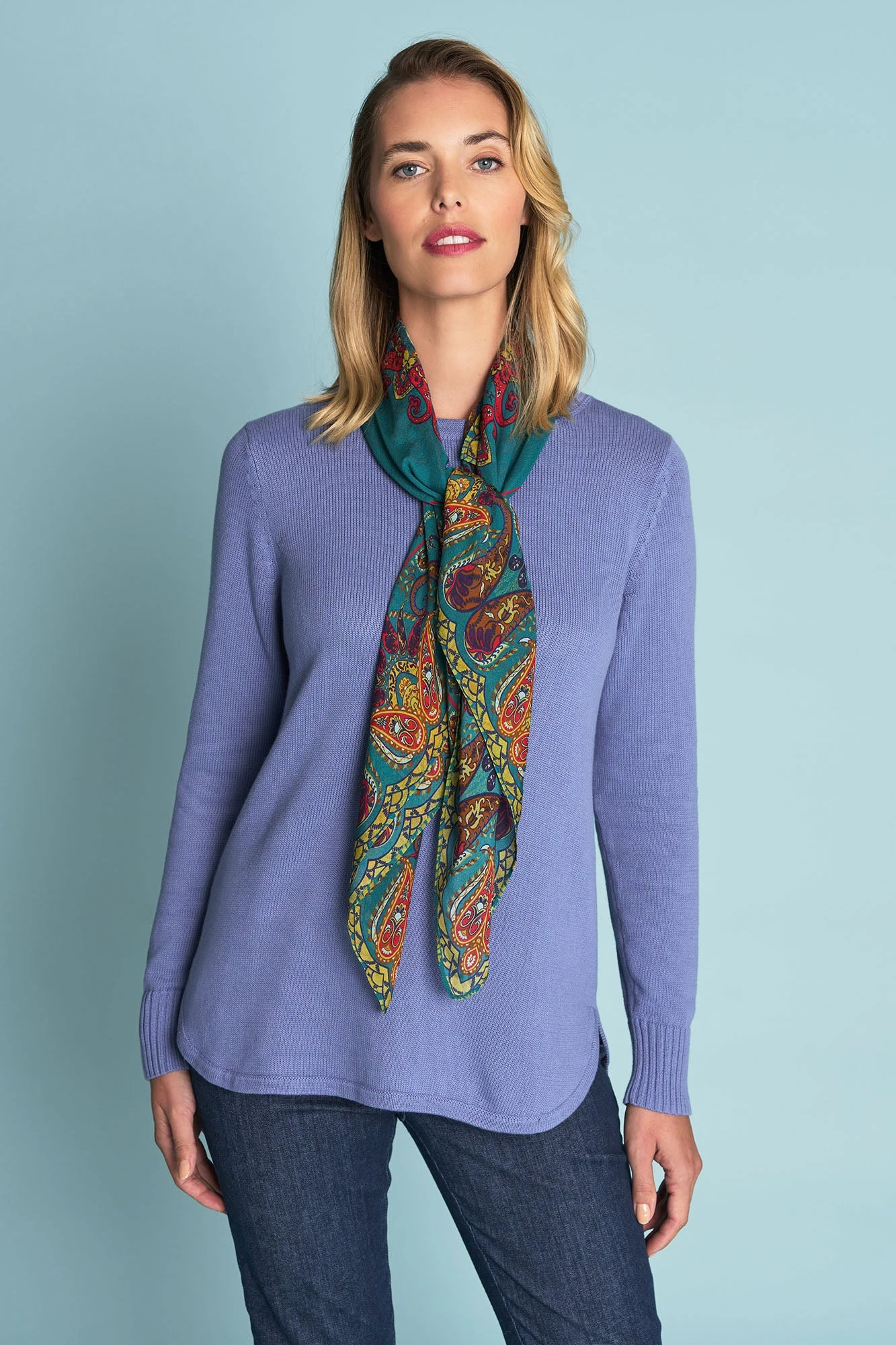 Paisley Square Scarf 4 Paisley Square Scarf - Image 2