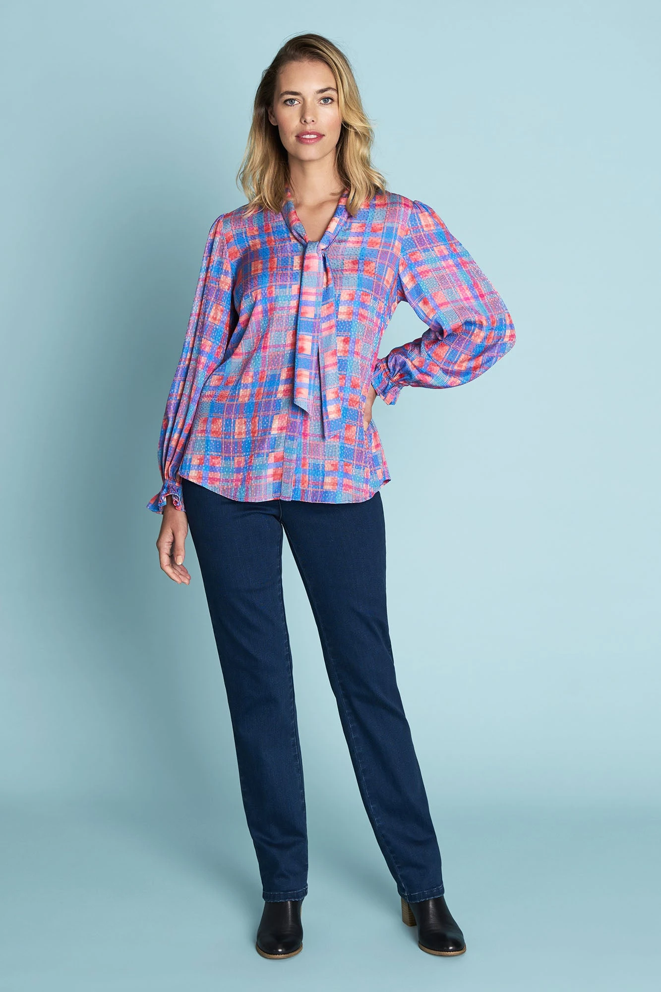 Vibrant Check Shirt 5 Vibrant Check Shirt - Image 3