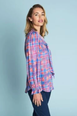Vibrant Check Shirt 12 Vibrant Check Shirt -Blue Illusion 4A VIBRANTCHECKSHIRT9789edit