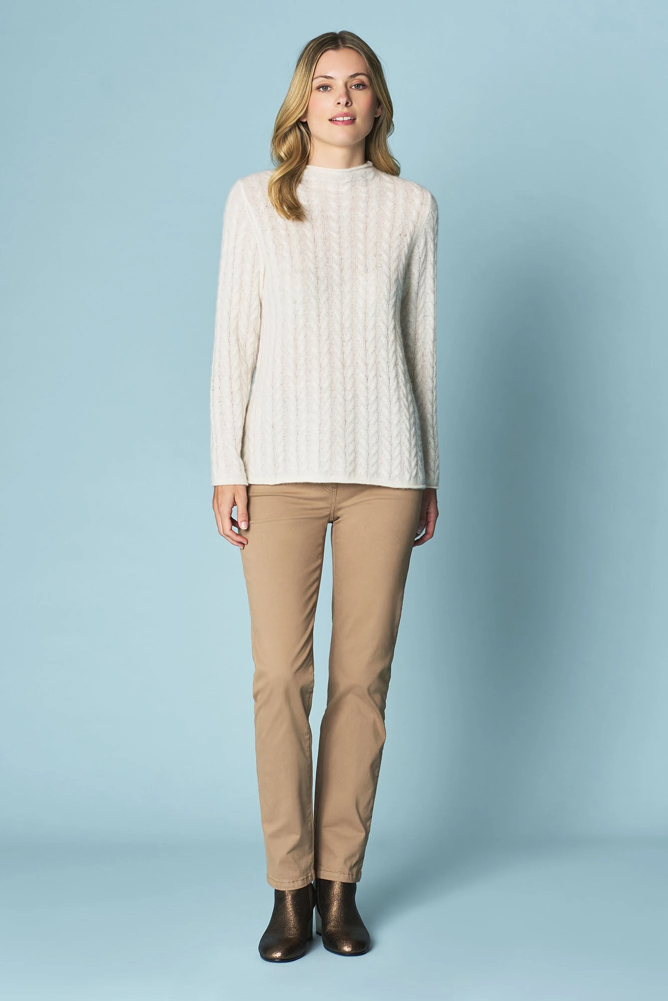 Cashmere Cable Jumper 5 Cashmere Cable Jumper - Image 3