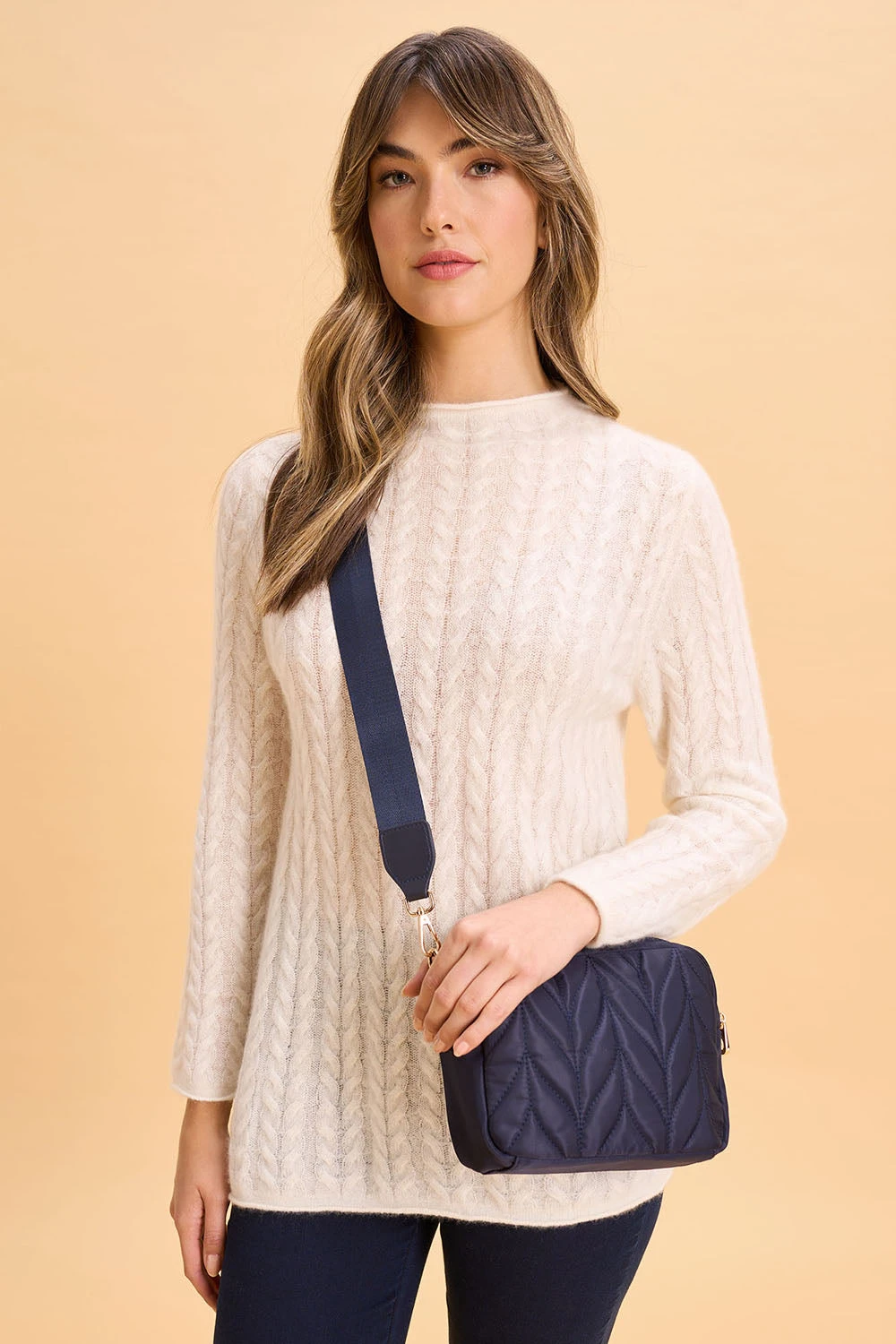 Ink Quilted Crossbody Bag 4 Ink Quilted Crossbody Bag - Image 2