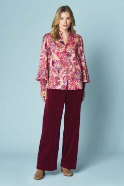 Blue Illusion -Blue Illusion 4B LABRUEVOIRPRINTEDCOTTONSHIRT6696edit