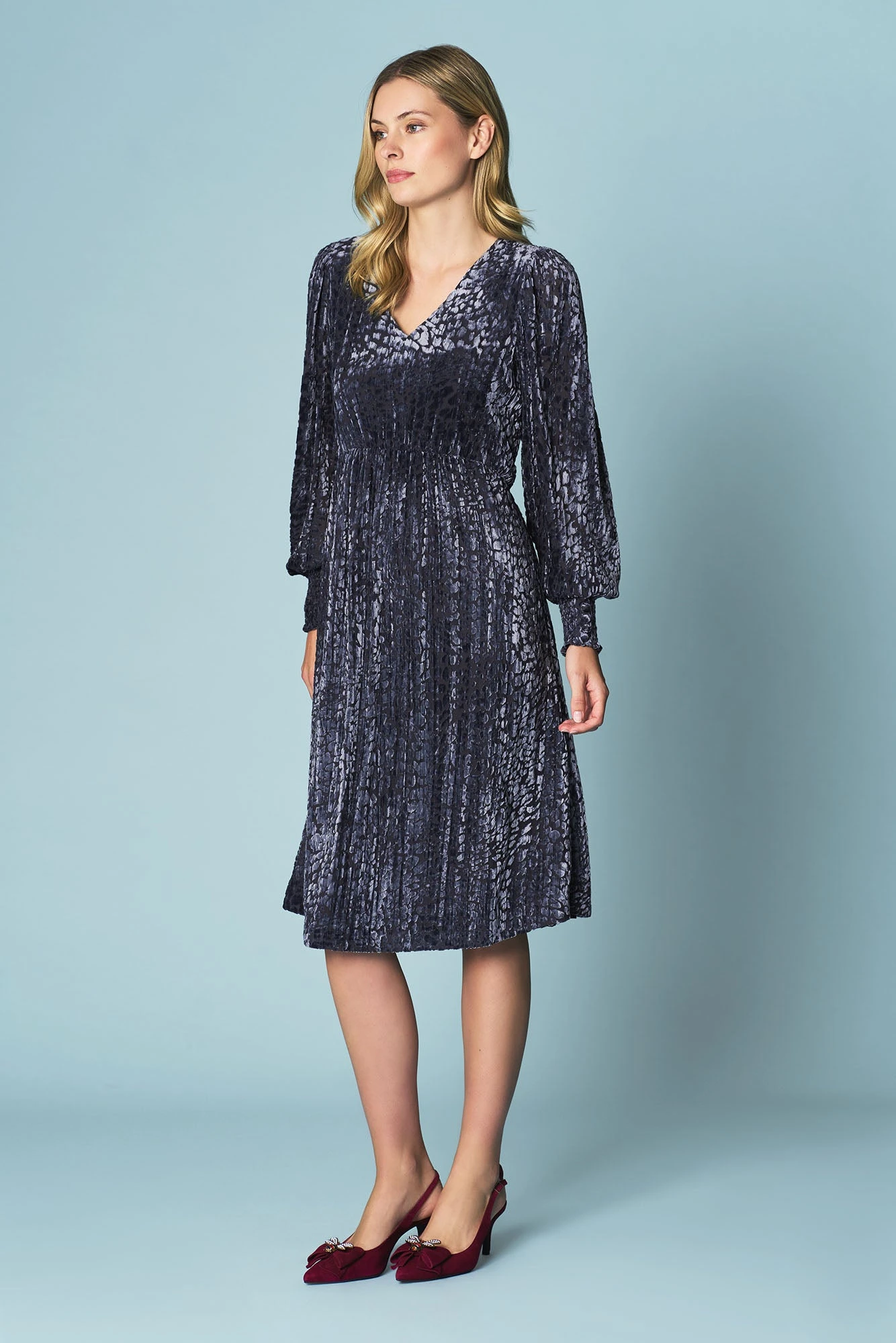 Velvet Burnout Dress 5 Velvet Burnout Dress - Image 3