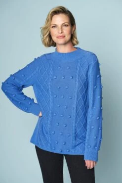 Cotton Bobble Knit -Blue Illusion 5A COTTONBOBBLEKNIT9313edit