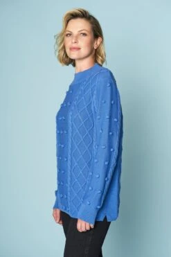 Cotton Bobble Knit -Blue Illusion 5A COTTONBOBBLEKNIT9329edit
