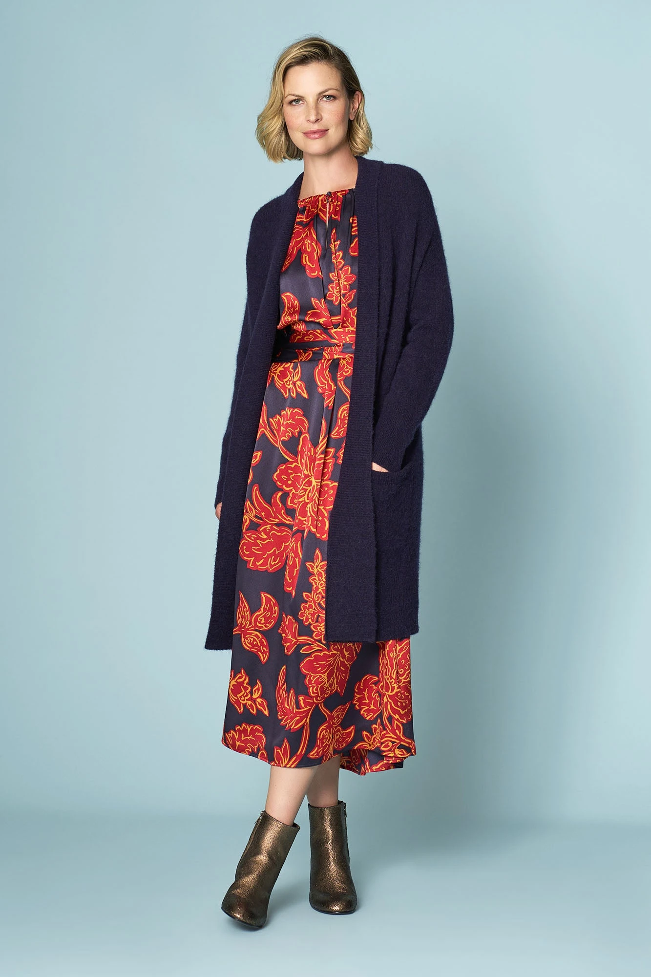 Mohair Blend Knit Cardi 3 Mohair Blend Knit Cardi