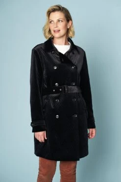 Quilted Velvet Jacket -Blue Illusion 5A QUILTEDVELVETCOAT9993editnew