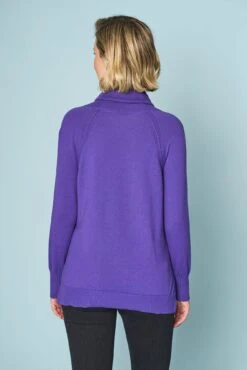 Roll Neck Wool Jumper 9 Roll Neck Wool Jumper -Blue Illusion 5A ROLLNECKWOOLJUMPER9539edit