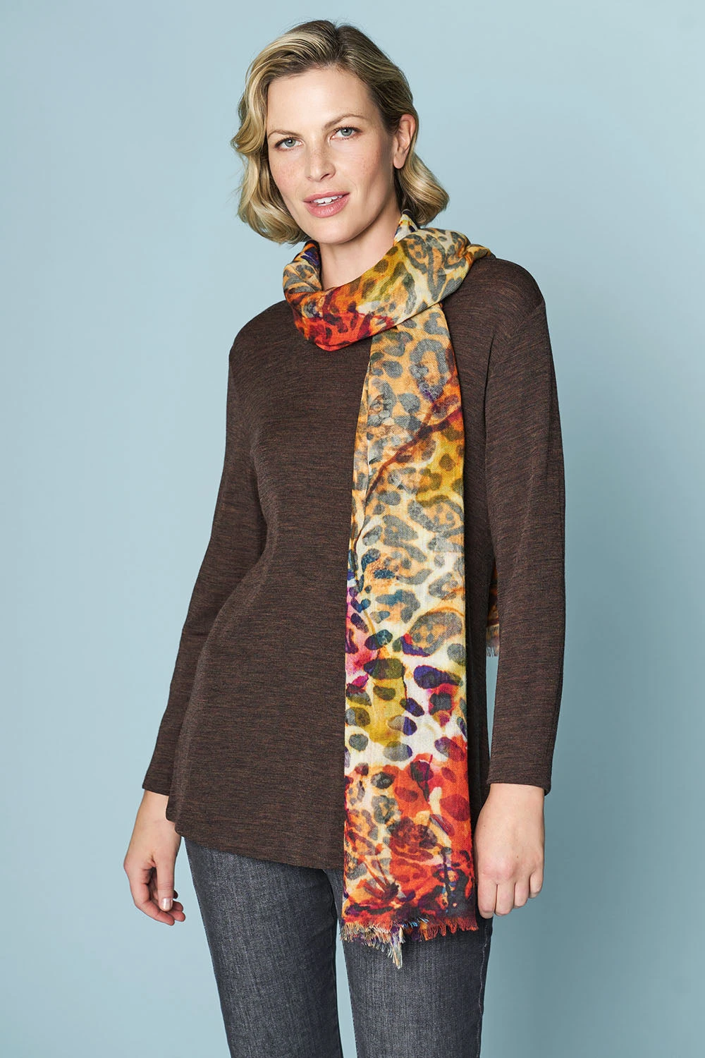 Multicolour Animal Scarf 4 Multicolour Animal Scarf - Image 2