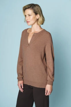 Wool Cashmere Jumper -Blue Illusion 5B WOOLCASHMEREJUMPER9105edit