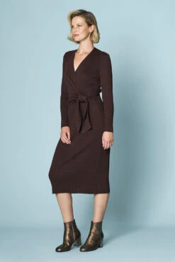 Wrap Detail Knit Dress 8 Wrap Detail Knit Dress -Blue Illusion 5B WRAPDETAILKNITDRESS9033edit