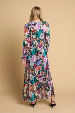 Georgette Print Dress -Blue Illusion 6A GEORGETTEPRINTDRESS5241