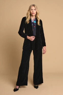Velvet Blazer -Blue Illusion 6A VELVETBLAZER5719