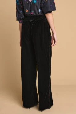 Velvet Straight Leg Pant -Blue Illusion 6A VELVETSTRAIGHTLEGPANT5711