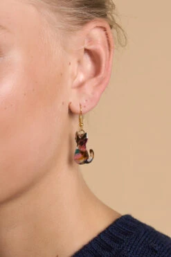 Multi Cat Earrings 6 Multi Cat Earrings -Blue Illusion 6B MULTICATEARRING7767