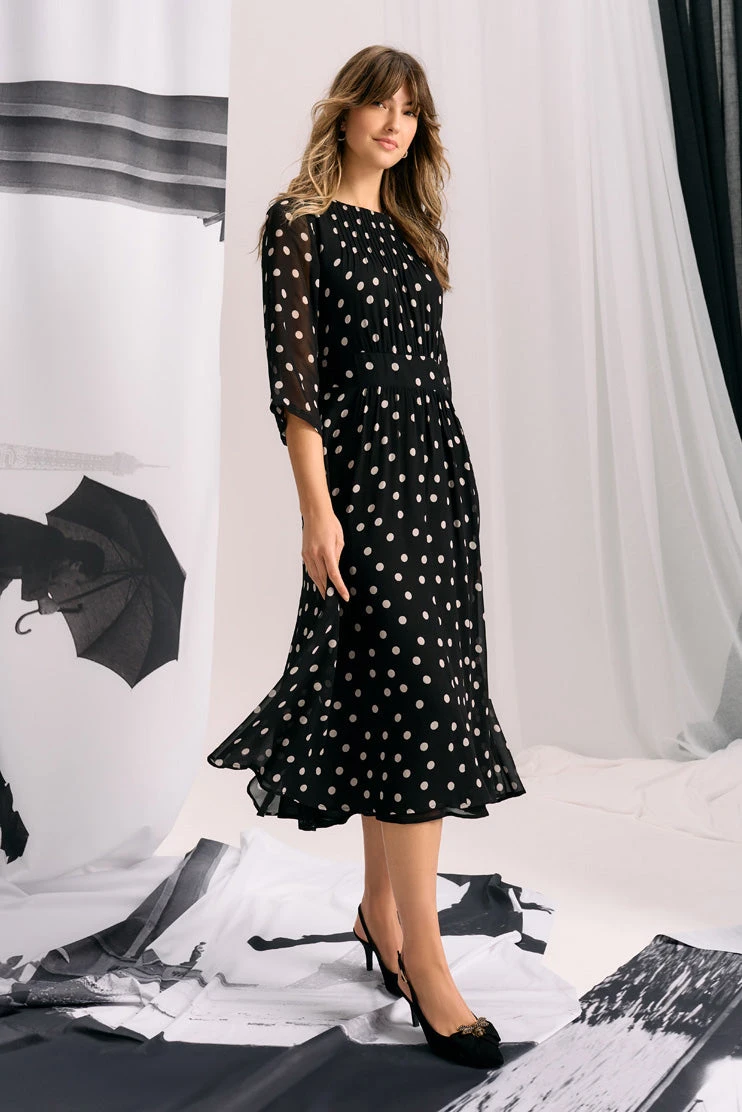 Pintuck Swing Dress 3 Pintuck Swing Dress