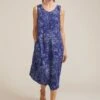 Map Of Arles Midi Dress -Blue Illusion 76966RNP.0787B