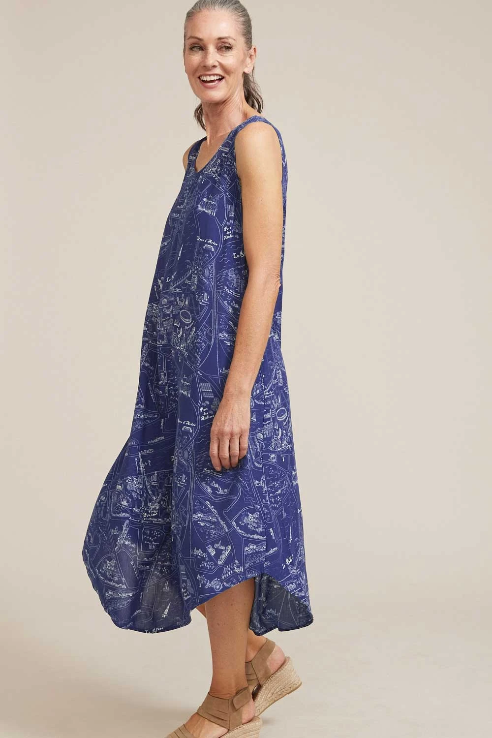 Map Of Arles Midi Dress 4 Map Of Arles Midi Dress - Image 2