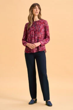 Button Detail Blouse 10 Button Detail Blouse -Blue Illusion 7B BUTTONDETAILBLOUSE 0320