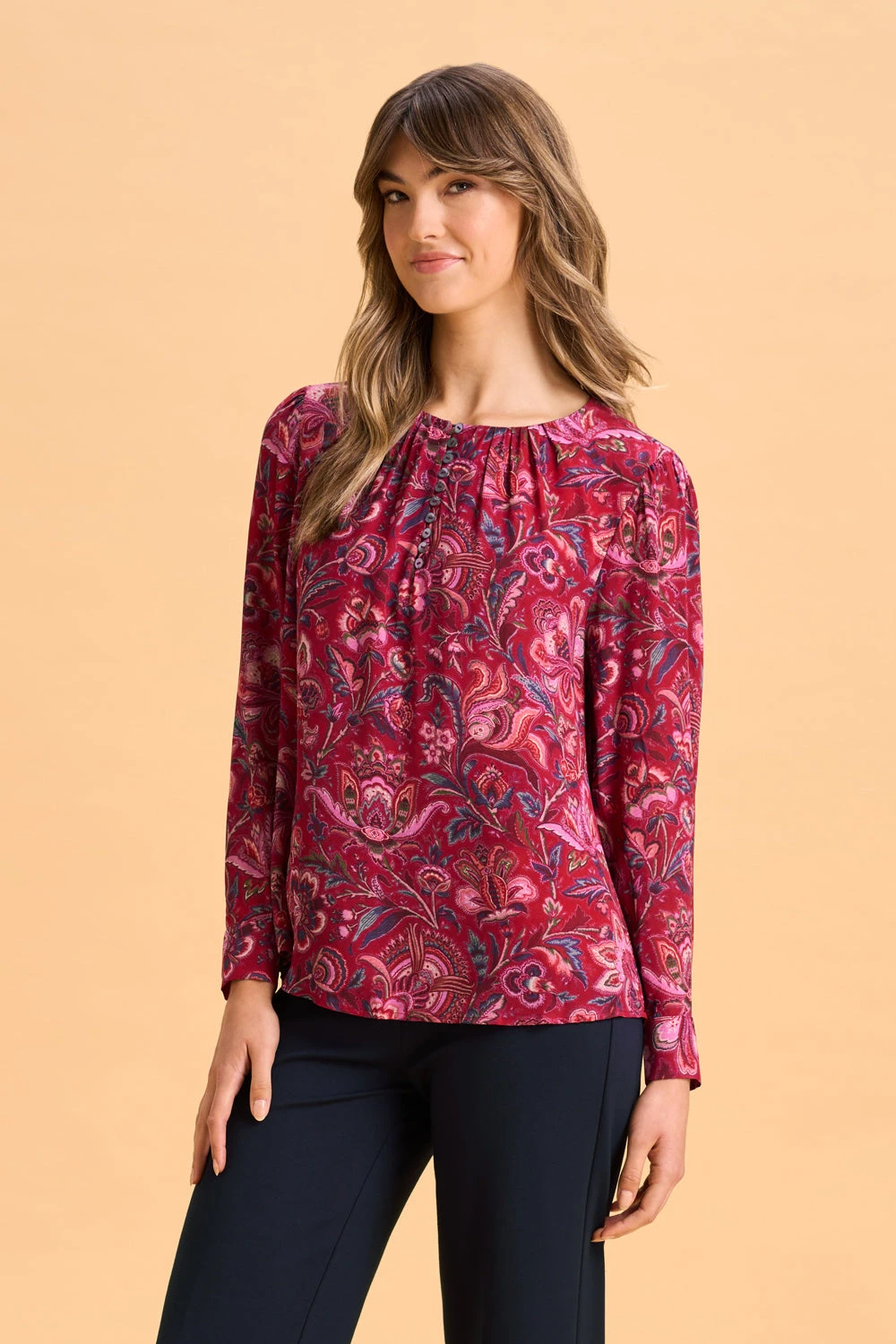 Button Detail Blouse 4 Button Detail Blouse - Image 2