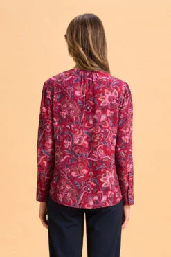 Button Detail Blouse 13 Button Detail Blouse -Blue Illusion 7B BUTTONDETAILBLOUSE 0323