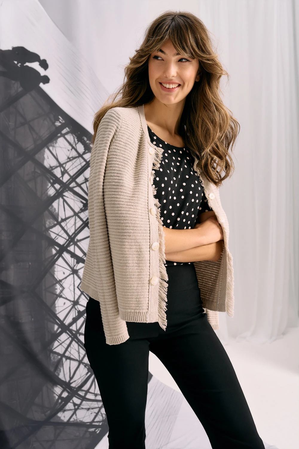 Fringe Linen Cardigan 3 Fringe Linen Cardigan