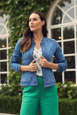 Quilted Denim Jacket