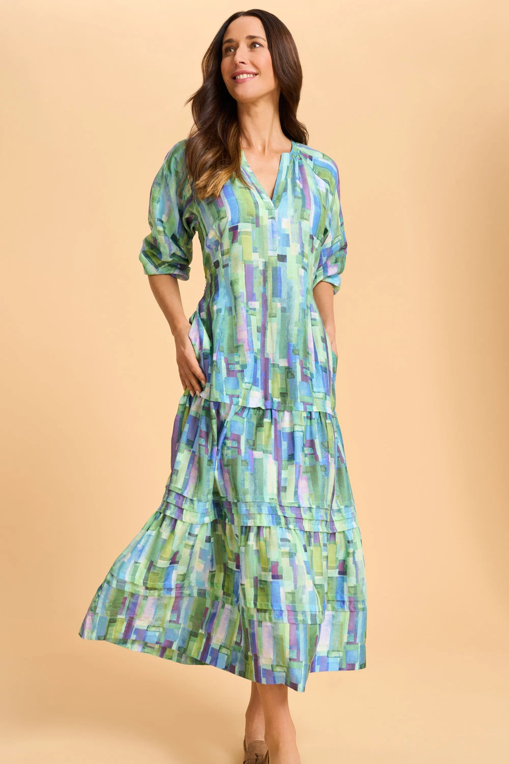 Tiered Maxi Dress 7 Tiered Maxi Dress - Image 5