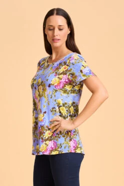 Printed T-Shirt 9 Printed T-Shirt -Blue Illusion 8B PRINTEDTSHIRT 1588